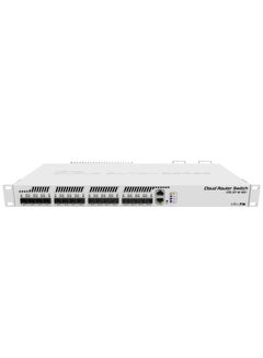 Mikrotik Cloud Router Switch 317-1G-16S+ With RouterOS L6 1U Rackmount Enclosure EU CRS317-1G-16S+RM White  - Image 1