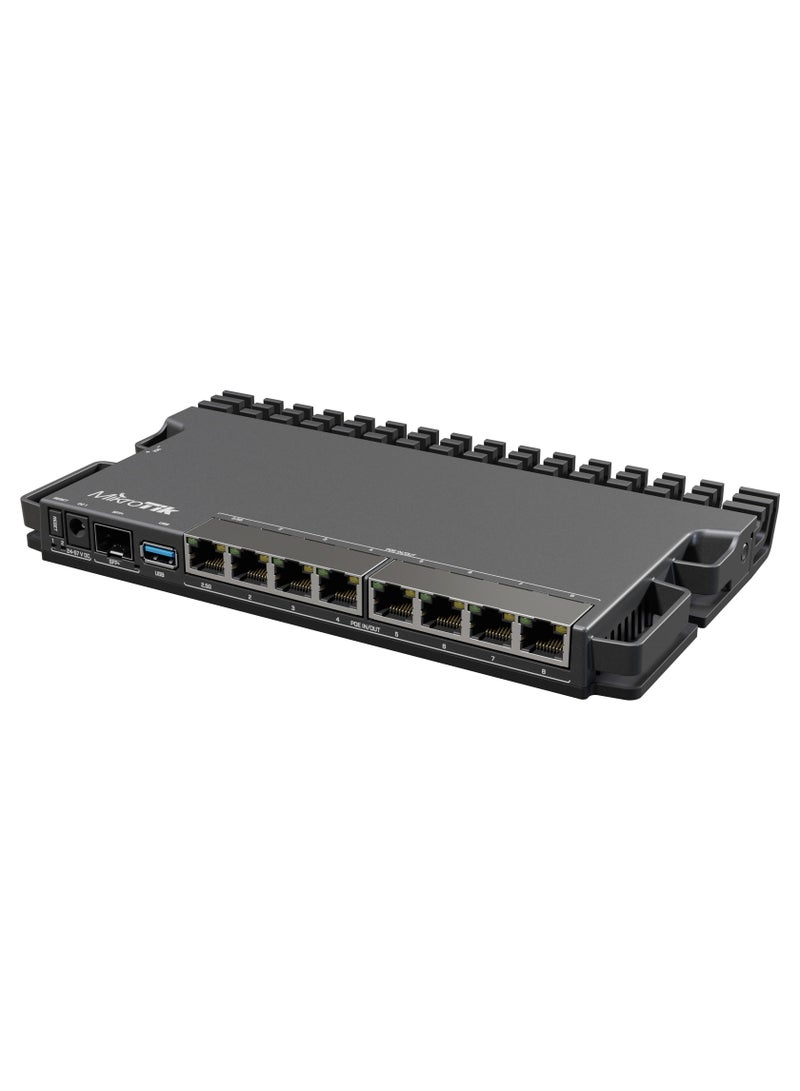 مايكروتك - RB5009UPr+S+IN مع ترخيص RouterOS L5 حافظة داخلية للاتحاد الأوروبي - Image 1