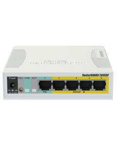 Mikrotik RB260GSP (CSS106-1G-4P-1S) With SwitchOS And Indoor Case White  - Image 2