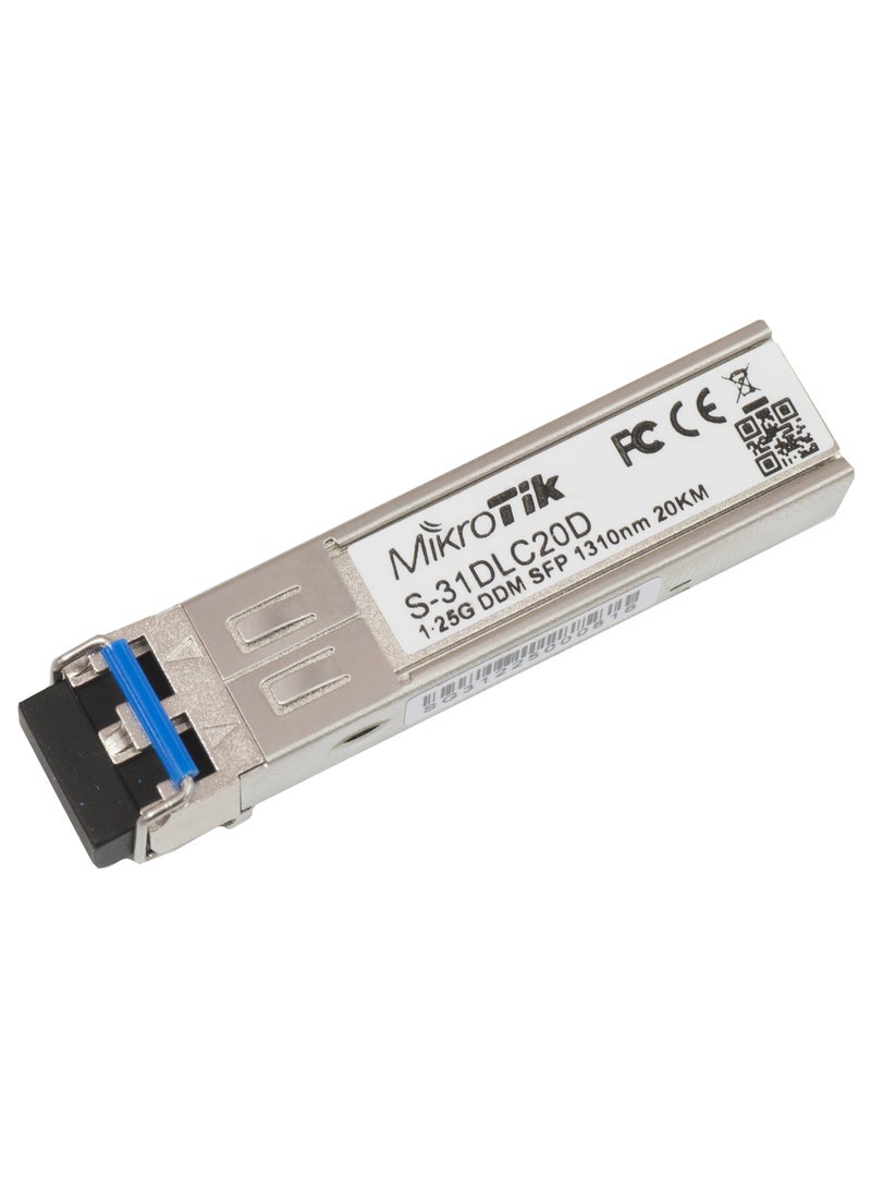 مايكروتك - وحدة SFP 1.25G SM 20 Km 1310nm S-31DLC20D - Image 1