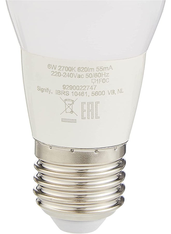 Philips Ess Ledlustre 6W E27 827 P45Ndfr Amber Amber - Image 2