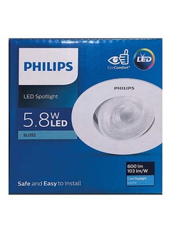 Philips Philips LED Spotlight SL052 RD SPOT 070 5.8W 6500K WH WV MET - CoolDayLight Cool Day Light  - Image 1
