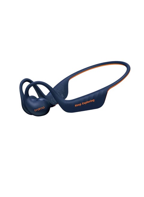 Open Circlet Open-ear Headphones wireless with up to 13 hrs playtime and ENC Blue