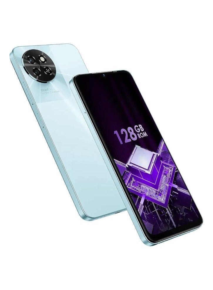 إيتيل S23 ثنائي الشريحة، أزرق سماوي، 4 جيجابايت رام، 128 جيجابايت، 4G - إصدار الشرق الأوسط  - Image 3