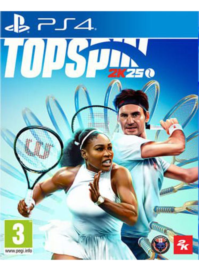 2K TopSpin 2K25 International Version - PlayStation 4 (PS4) - Image 1