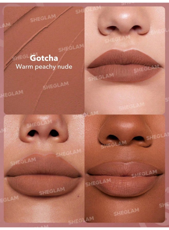 SHEGLAM Dynamatte Boom Long Lasting Matte Lipstick Gotcha  - Image 2
