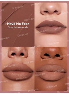 SHEGLAM Dynamatte Boom Long Lasting Matte Lipstick Have no fear  - Image 2