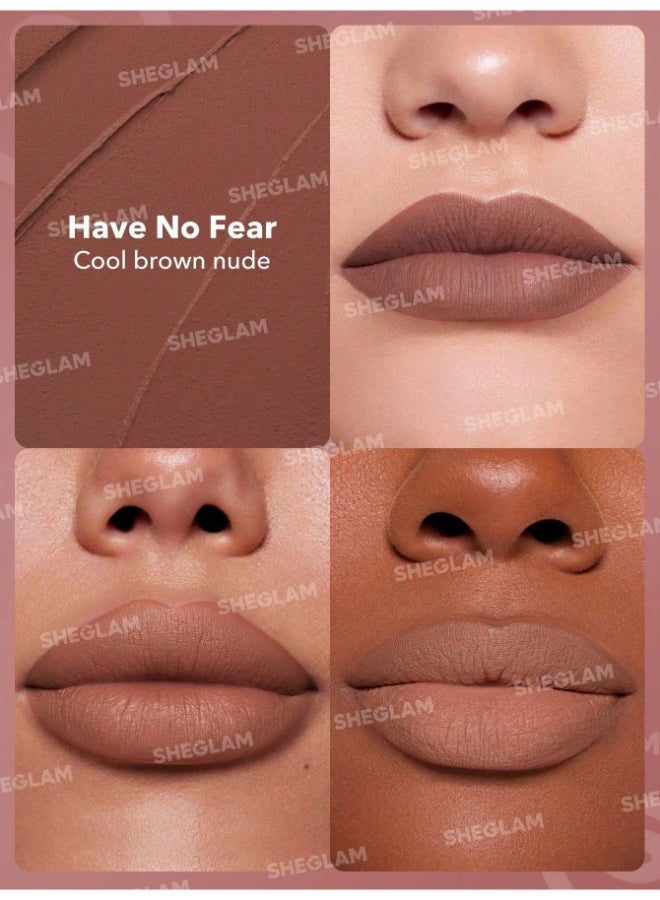SHEGLAM - Dynamatte Boom Long Lasting Matte Lipstick Have no fear - Image 1