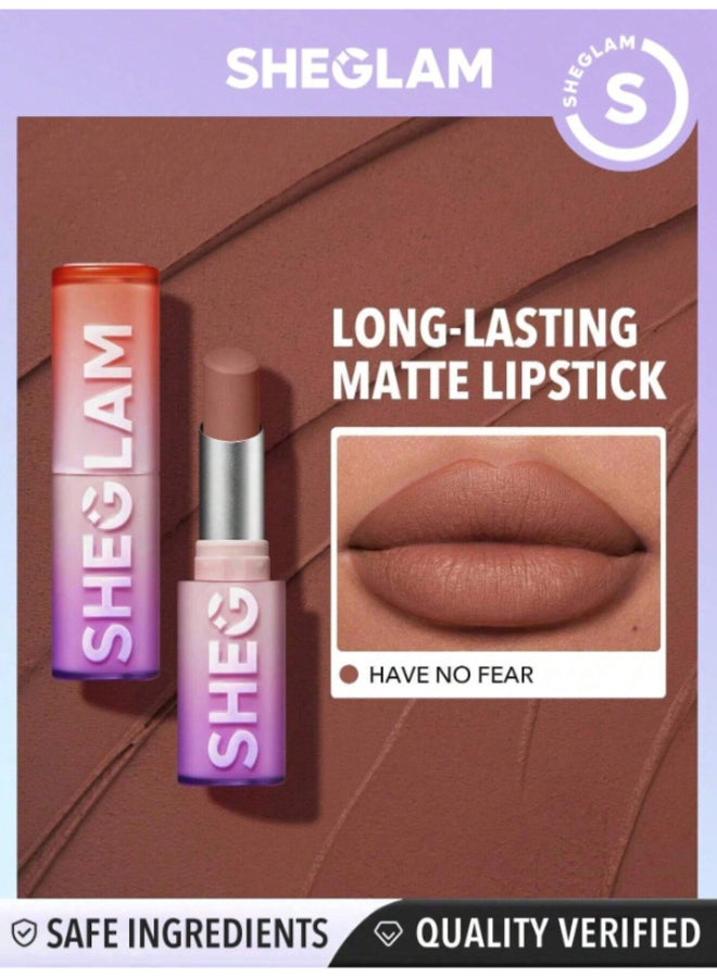 SHEGLAM - Dynamatte Boom Long Lasting Matte Lipstick Have no fear - Image 1