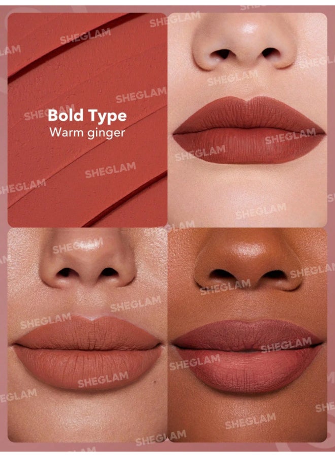 SHEGLAM Dynamatte Boom Long Lasting Matte Lipstick Bold Type  - Image 2