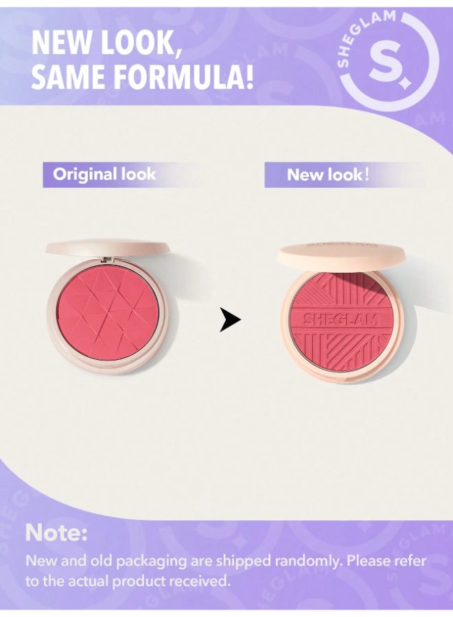 SHEGLAM - Lightweight Divine Flush Matte Blush Escape - Image 1