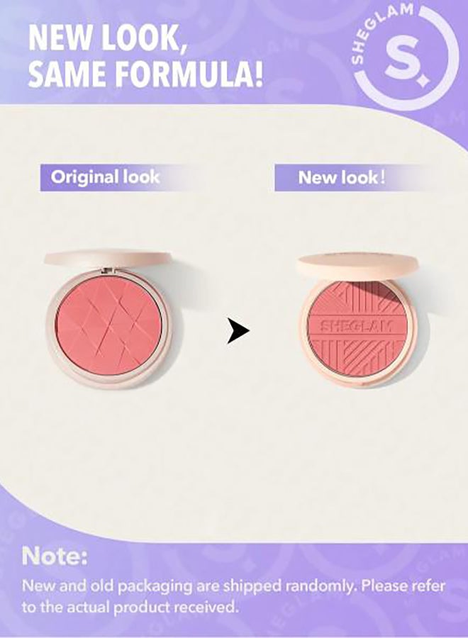 SHEGLAM - Divine Flush Matte Blush High & Dry - Image 1