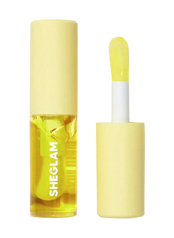 SHEGLAM Jelly Wow Hydrating Non-Sticky Lip Oil Moisturizing Plumping Lip Gloss Grapefruit Glow  - Image 1