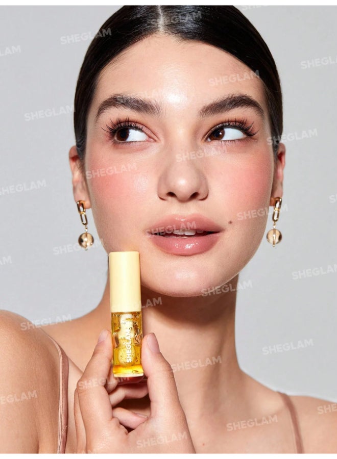 Jelly Wow Hydrating Non-Sticky Lip Oil Moisturizing Plumping Lip Gloss Grapefruit Glow
