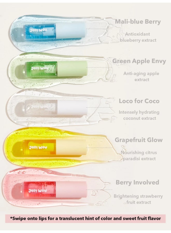 SHEGLAM Jelly Wow Hydrating Non-Sticky Lip Oil Moisturizing Plumping Lip Gloss Grapefruit Glow  - Image 4