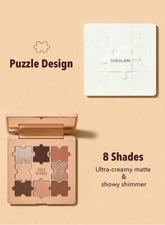 SHEGLAM Jazy Jigsaw Eyeshadow Palette-Mauve'Ing On  - Image 5