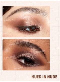 SHEGLAM Jazy Jigsaw Eyeshadow Palette-Hude In Nude  - Image 2