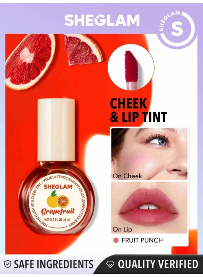 SHEGLAM - For The Flush Lip & Cheek Tint-Fruit Punch - Image 1