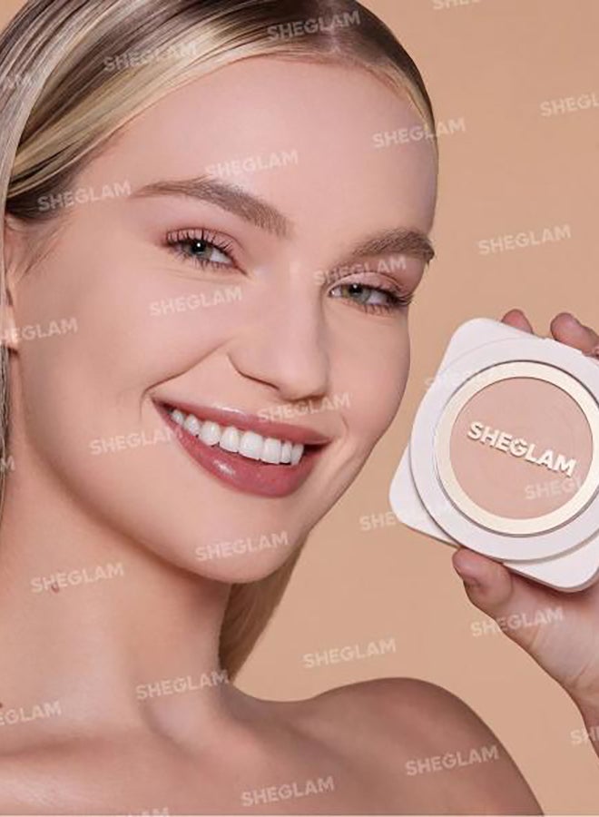 SHEGLAM - Skin-Focus High Coverage Powder Foundation Nude - Image 1