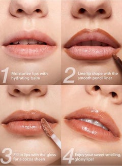 SHEGLAM Willy Wonka Cocoa Kiss Lip Duo-Cookies N Milk  - Image 4