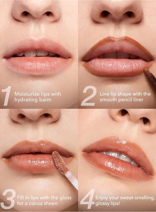 SHEGLAM Willy Wonka Cocoa Kiss Lip Duo-Cookies N Milk  - Image 4