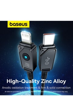 Baseus USB C to Lightning Cable, Aramid Fiber Unbreakable Series (2m) 20W PD iPhone Fast Charger Cable Nylon Braided Type C To iPhone Cord For iPhone 14/13/13Pro/13ProMax/12/12Pro/12ProMax/11/11Pro/XS Black  - Image 4