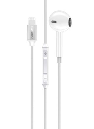 Mono Earbuds With Lightning Connector, Ergonomic Mfi Certified HD Mono Earphone With Mic, Noise Isolation, Call Function, And In-Line Volume Control For iPhone 16, iPad Air, iPod, Monopod-LT - White - pnsku/N70061376V/45/_/1712588451/15165d1d-30b0-4a9d-aeea-f067ee8179db