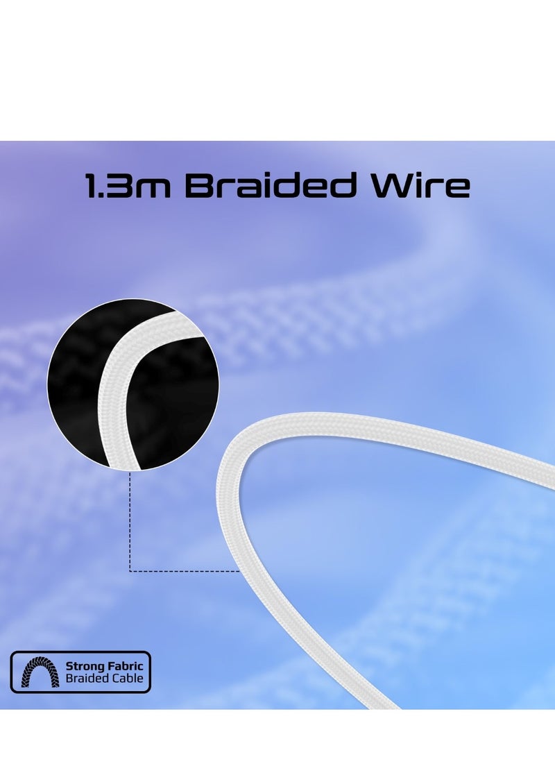 Mono Earbuds With Lightning Connector, Ergonomic Mfi Certified HD Mono Earphone With Mic, Noise Isolation, Call Function, And In-Line Volume Control For iPhone 16, iPad Air, iPod, Monopod-LT - White
