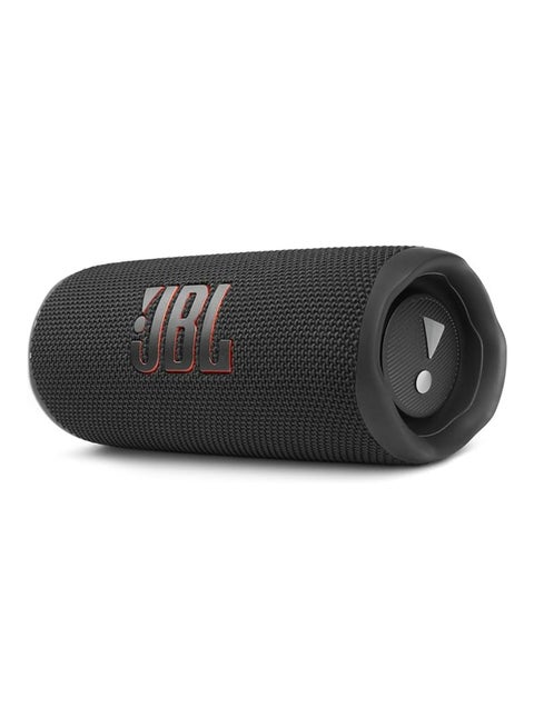 Flip 6 Portable IP67 Waterproof Speaker With Bold Original Pro Sound 2 Way Speaker Powerful Sound And Deep Bass 12 Hours Battery Safe USB C Charging Protection JBLFLIP6BLK Black