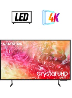 Samsung 50 inch 4K Upscaling LED HDR Smart TV | Crystal UHD | Pure Color | Built-in Receiver | 50HZ | Tizen OS | Q-Symphony | (2024) - UA50DU7000UXSA Black  - Image 1