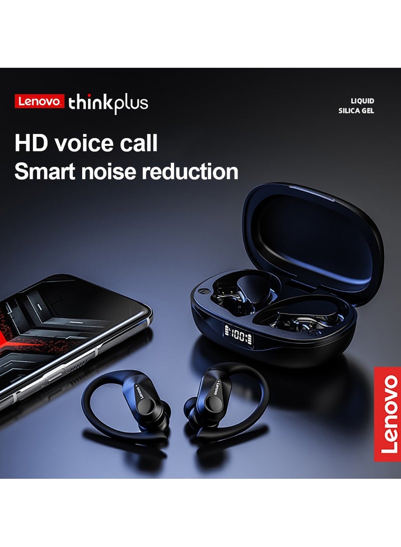 Lenovo LP75 TWS Wireless Bluetooth V5.3 Earphones HiFi Stereo Noise Reduction Earbuds Waterproof Sports Headphones Black  - Image 4