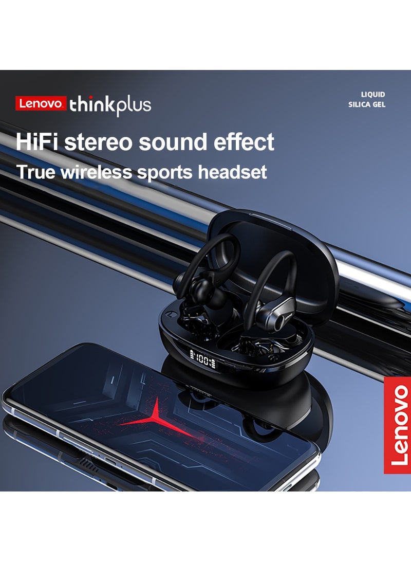 Lenovo LP75 TWS Wireless Bluetooth V5.3 Earphones HiFi Stereo Noise Reduction Earbuds Waterproof Sports Headphones Black  - Image 3