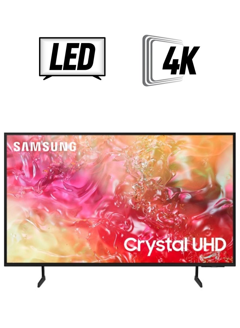Samsung 55 Inch 4K UHD Smart LED TV with Built-in Receiver - UA55DU7000UXEG Black  - Image 1