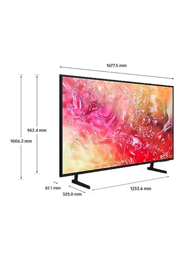 Samsung 75 Inch 4K UHD Smart LED TV with Built-in Receiver - 75DU7000 Black - Image 3