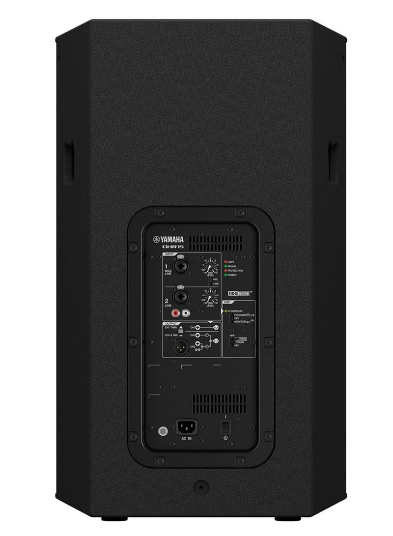 YAMAHA Powered Speaker System DHR15 Black - Image 2