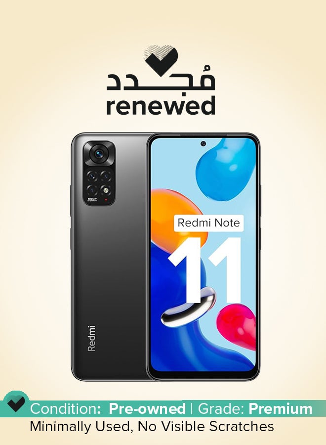 Xiaomi Renewed - Redmi Note 11 Dual SIM Space Black 64MB 4G - Image 1