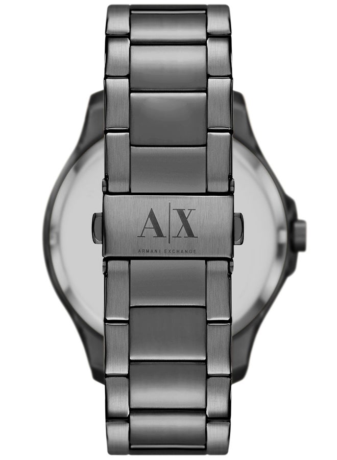 ارماني اكسشينج ساعة يد دائرية من الفولاذ المقاوم للصدأ - Image 4