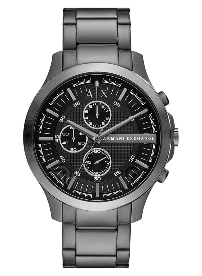 ارماني اكسشينج ساعة يد دائرية من الفولاذ المقاوم للصدأ - Image 1