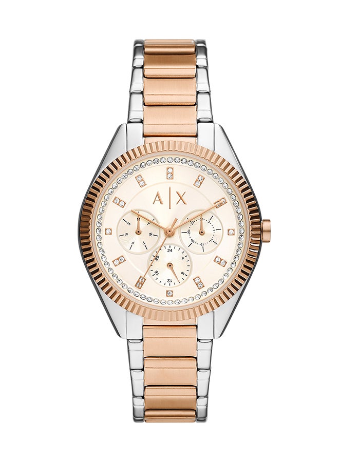 Armani Exchange - Women's Analog Round Shape Stainless Steel Wrist Watch AX5662 - 38 Mm - Image 1