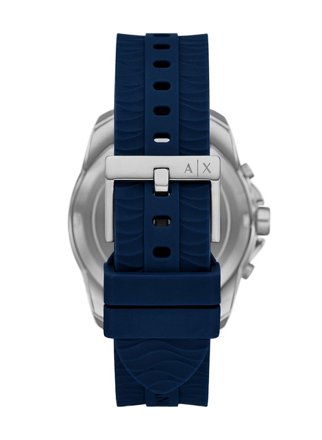 Armani Exchange - Men's Analog Round Shape Silicone Wrist Watch AX1960 - 44 Mm - Image 1