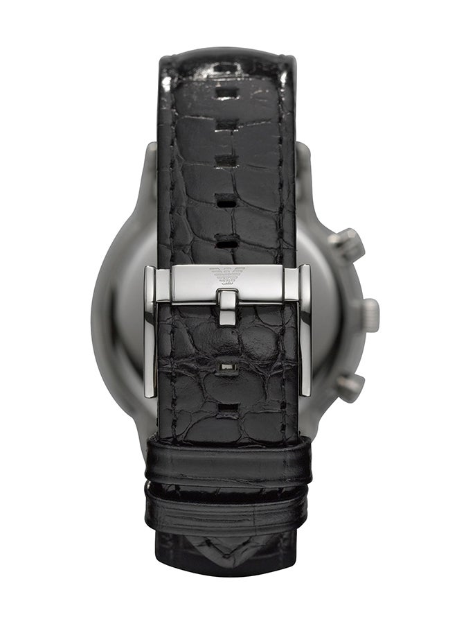 EMPORIO ARMANI - Men's Analog Round Shape Leather Wrist Watch AR2447 - 43 Mm - Image 1