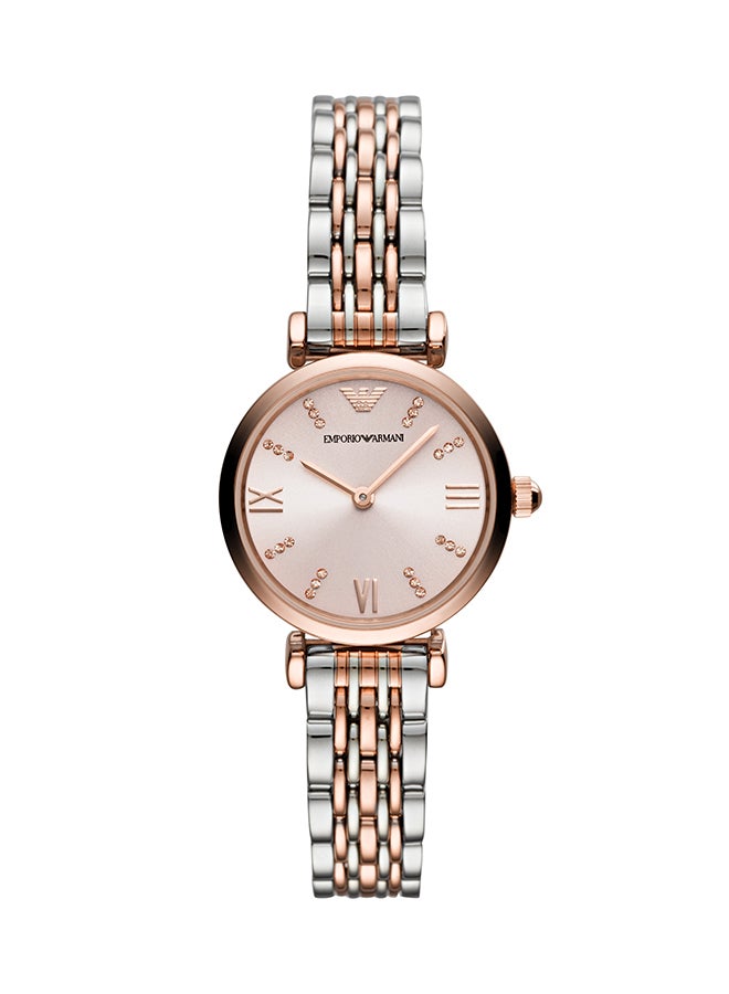 EMPORIO ARMANI - Women's Analog Round Shape Stainless Steel Wrist Watch AR11223 - 28 Mm - Image 1