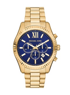 Men's Analog Round Shape Stainless Steel Wrist Watch MK9153 - 44 Mm