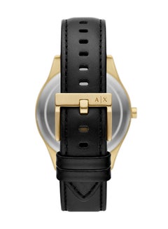 Men's Analog Round Shape Leather Wrist Watch AX1876 - 42 Mm