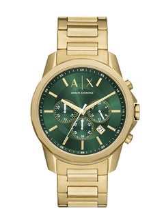 Men's Analog Round Shape Stainless Steel Wrist Watch AX1746 - 44 Mm