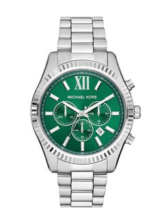 Men's Analog Round Shape Stainless Steel Wrist Watch MK9152 - 44 Mm