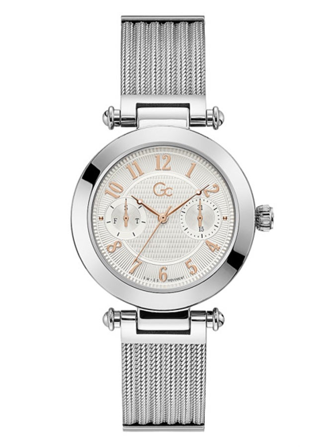 Gc - Women's Analog Round Shape Stainless Steel Wrist Watch Y24011G2MF-36.5mm - Image 1