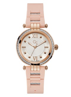Gc Women's Analog Round Shape Silicone Wrist Watch Y42003L7-36Mm  - Image 1