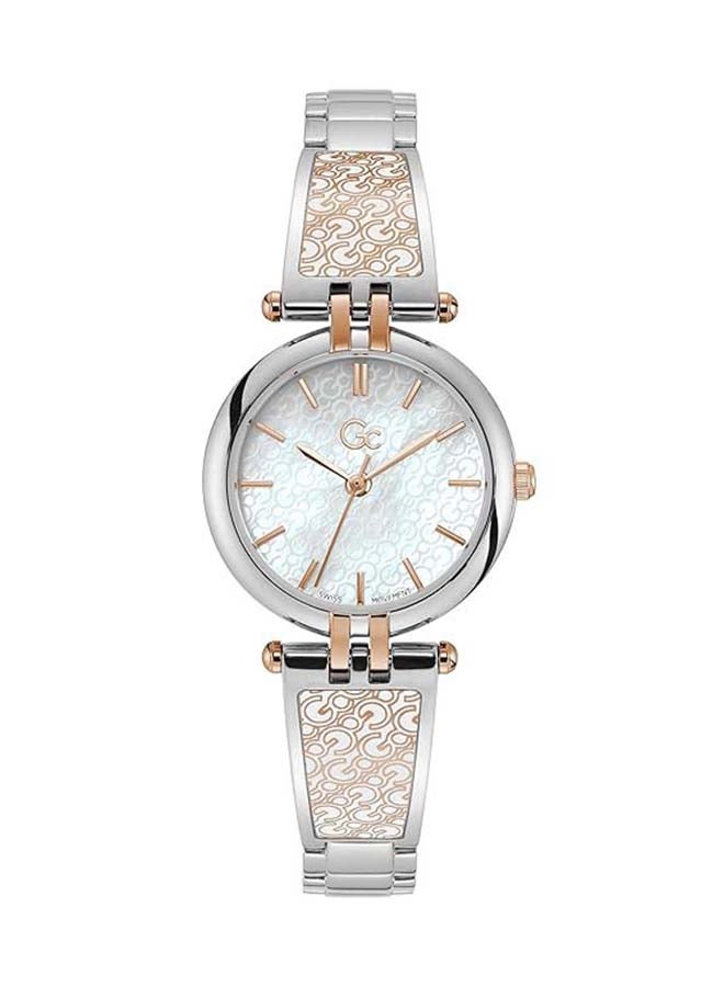 Gc - Men's Analog Round Shape Leather Wrist Watch Y73005L1MF-44mm - Image 1