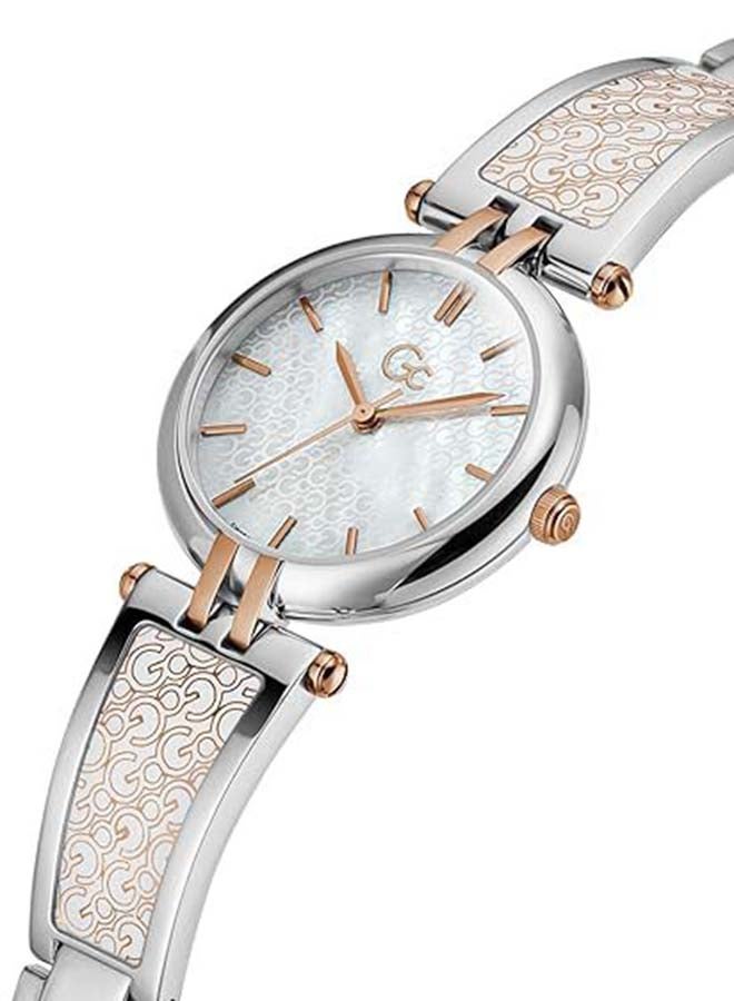 Gc - Men's Analog Round Shape Leather Wrist Watch Y73005L1MF-44mm - Image 1